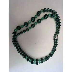 Women’s Green‎ Fantastic Vintage Jewelry Pearl Beaded Long Necklace